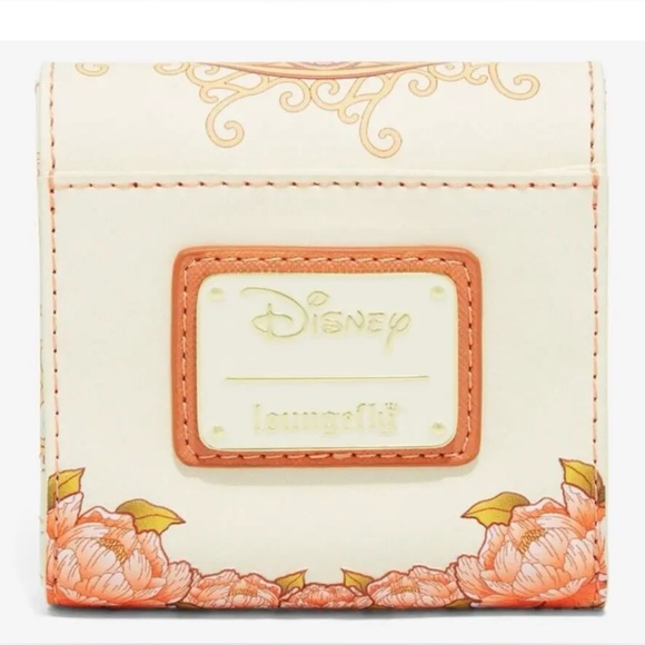 NWT Loungefly Disney Princess ornate floral mini backpack w/ matching wallet - Picture 6 of 14